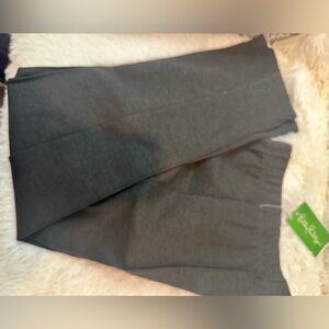 Lilly Pulitzer Travel Pants Gray Medium NWT